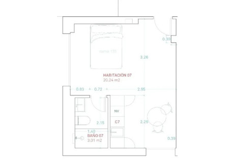 Dom do wynajęcia - Calle de Alfonso Fernández Clausells Madrid, Hiszpania, 24 m², 1142 USD (4673 PLN), NET-95220728