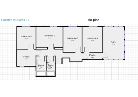 Mieszkanie do wynajęcia - Calle de Guzmán el Bueno Madrid, Hiszpania, 200 m², 878 USD (3521 PLN), NET-98821526