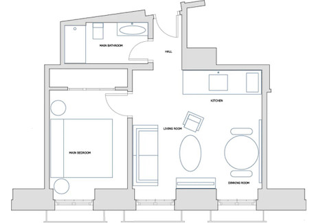 Mieszkanie do wynajęcia - Calle de Fernando VI Madrid, Hiszpania, 50 m², 2828 USD (10 859 PLN), NET-98957777