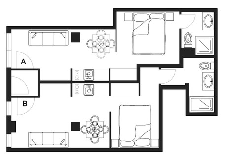 Mieszkanie do wynajęcia - Paseo de la Esperanza Madrid, Hiszpania, 33 m², 1702 USD (6536 PLN), NET-98957863