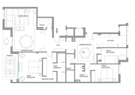 Mieszkanie do wynajęcia - Calle de Juan Ramón Jiménez Madrid, Hiszpania, 172 m², 6310 USD (24 673 PLN), NET-98957892