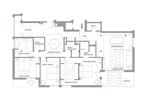 Mieszkanie do wynajęcia - Calle de Juan Ramón Jiménez Madrid, Hiszpania, 154 m², 7502 USD (29 032 PLN), NET-99022822