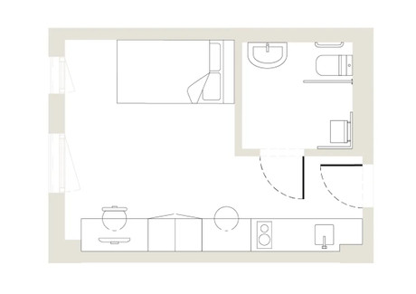 Mieszkanie do wynajęcia - Avenida del Talgo Madrid, Hiszpania, 20 m², 1329 USD (5103 PLN), NET-99924846