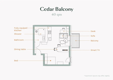 Mieszkanie do wynajęcia - Braunschweiger Straße Berlin, Niemcy, 40 m², 1555 USD (5971 PLN), NET-93899036