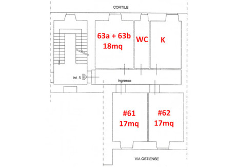 Mieszkanie do wynajęcia - Via Ostiense Rome, Włochy, 86 m², 1023 USD (4184 PLN), NET-99219451