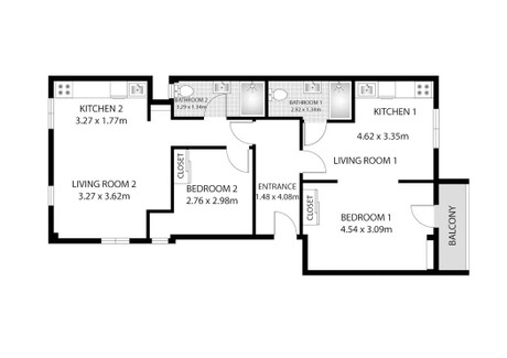 Mieszkanie do wynajęcia - Carrer de Vicent Brull Valencia, Hiszpania, 50 m², 1261 USD (4929 PLN), NET-99992621