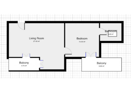 Mieszkanie do wynajęcia - Via Pellegrino Rossi Milan, Włochy, 50 m², 1459 USD (5966 PLN), NET-90205185