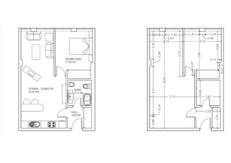 Mieszkanie do wynajęcia - Calle de Sarriá Madrid, Hiszpania, 55 m², 1563 USD (6391 PLN), NET-90216406