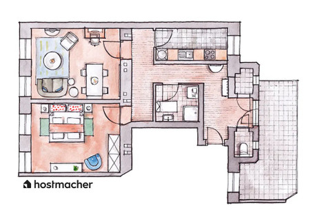 Mieszkanie do wynajęcia - Theresiengasse Vienna, Austria, 60 m², 2284 USD (8929 PLN), NET-90216775