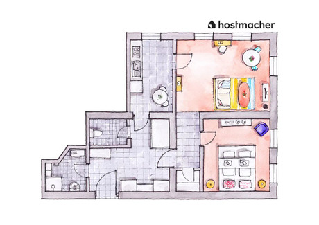 Mieszkanie do wynajęcia - Theresiengasse Vienna, Austria, 66 m², 2323 USD (8895 PLN), NET-90225212