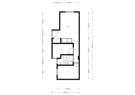 Mieszkanie do wynajęcia - Calle del Reloj Madrid, Hiszpania, 48 m², 1594 USD (6535 PLN), NET-90226648