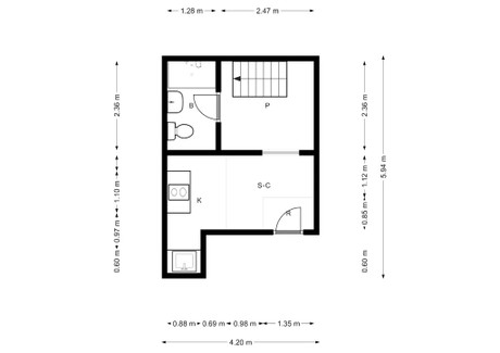 Mieszkanie do wynajęcia - Calle de las Carolinas Madrid, Hiszpania, 30 m², 1101 USD (4261 PLN), NET-90227789