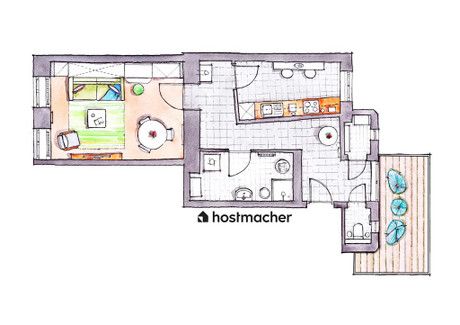 Mieszkanie do wynajęcia - Theresiengasse Vienna, Austria, 45 m², 1973 USD (8246 PLN), NET-90221207