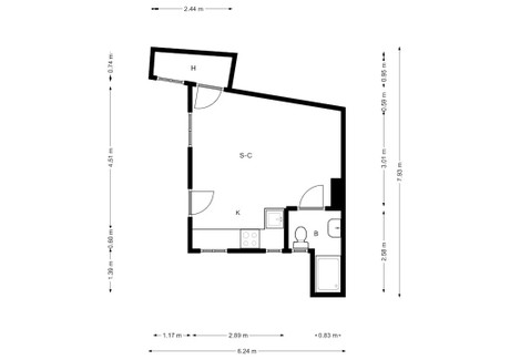 Mieszkanie do wynajęcia - Calle del Norte Madrid, Hiszpania, 40 m², 1378 USD (5292 PLN), NET-90234890