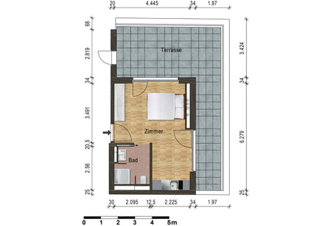 Mieszkanie do wynajęcia - Brunnenstraße Berlin, Niemcy, 27 m², 1985 USD (7621 PLN), NET-90237153