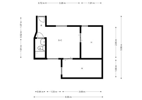 Mieszkanie do wynajęcia - Calle de los Fundadores Madrid, Hiszpania, 42 m², 1553 USD (6229 PLN), NET-90231467