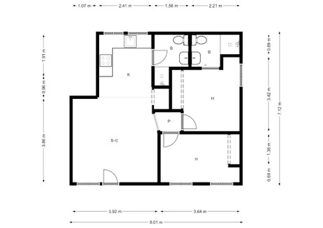 Mieszkanie do wynajęcia - Calle de Tucurinca Madrid, Hiszpania, 70 m², 1830 USD (7081 PLN), NET-90233765