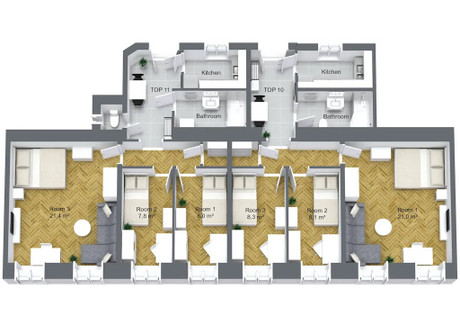 Mieszkanie do wynajęcia - Zimmermannplatz Vienna, Austria, 59 m², 756 USD (2958 PLN), NET-90437505