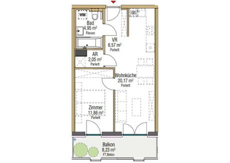 Mieszkanie do wynajęcia - Leopold-Böhm-Straße Vienna, Austria, 46 m², 2131 USD (8330 PLN), NET-90905493