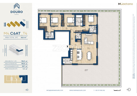 Mieszkanie na sprzedaż - Vila Nova De Gaia, Portugalia, 156 m², 2 014 035 USD (8 096 421 PLN), NET-99916406