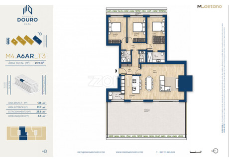 Mieszkanie na sprzedaż - Vila Nova De Gaia, Portugalia, 136 m², 1 230 801 USD (5 144 747 PLN), NET-99916440