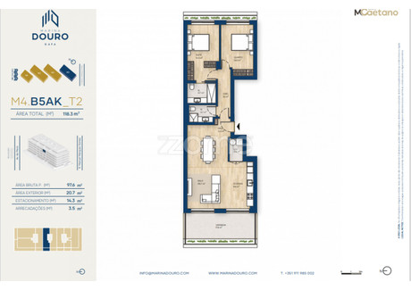 Mieszkanie na sprzedaż - Vila Nova De Gaia, Portugalia, 98 m², 565 093 USD (2 311 230 PLN), NET-99916442