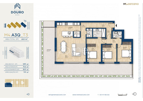 Mieszkanie na sprzedaż - Vila Nova De Gaia, Portugalia, 129 m², 712 293 USD (2 977 386 PLN), NET-99916454