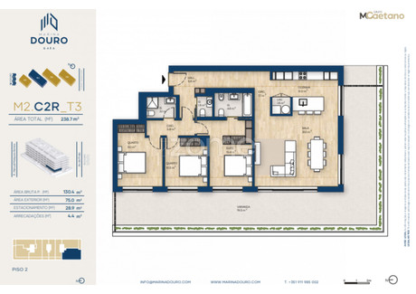 Mieszkanie na sprzedaż - Vila Nova De Gaia, Portugalia, 136 m², 781 362 USD (3 203 586 PLN), NET-90703558