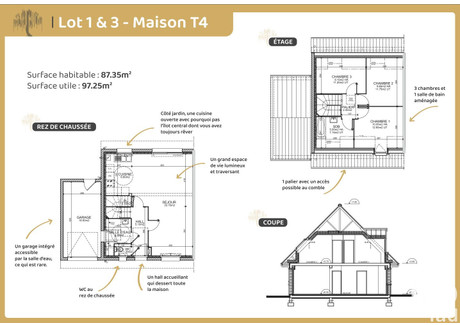 Dom na sprzedaż - Wingles, Francja, 88 m², 230 866 USD (965 021 PLN), NET-98605453