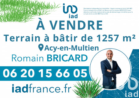 Działka na sprzedaż - Acy-En-Multien, Francja, 1257 m², 99 739 USD (413 919 PLN), NET-101461057