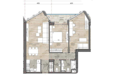 Mieszkanie na sprzedaż - Дружба /Drujba София/sofia, Bułgaria, 111 m², 310 821 USD (1 193 551 PLN), NET-97371836