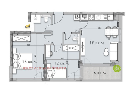 Mieszkanie na sprzedaż - Кръстова вада/Krastova vada София/sofia, Bułgaria, 87 m², 213 140 USD (818 457 PLN), NET-98082688