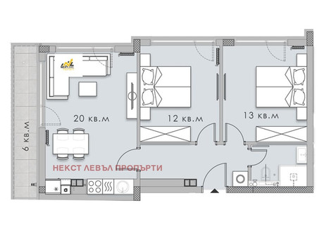 Mieszkanie na sprzedaż - Кръстова вада/Krastova vada София/sofia, Bułgaria, 82 m², 196 348 USD (795 210 PLN), NET-98082803