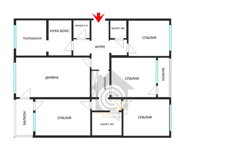 Mieszkanie na sprzedaż - Младост /Mladost София/sofia, Bułgaria, 143 m², 412 862 USD (1 581 263 PLN), NET-100184806