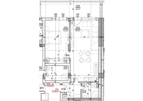 Mieszkanie na sprzedaż - Студентски град/Studentski grad София/sofia, Bułgaria, 83 m², 167 631 USD (642 028 PLN), NET-100757825