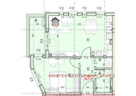 Mieszkanie na sprzedaż - Орландовци/Orlandovci София/sofia, Bułgaria, 72 m², 100 986 USD (411 014 PLN), NET-103036457