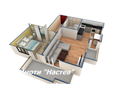 Mieszkanie na sprzedaż - 5-ти полк/5-ti polk Шумен/shumen, Bułgaria, 73 m², 90 947 USD (372 882 PLN), NET-87702594