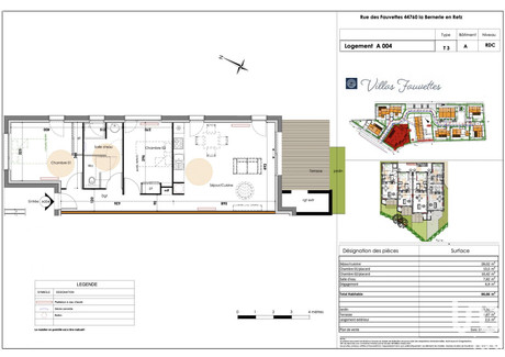 Mieszkanie na sprzedaż - La Bernerie-En-Retz, Francja, 67 m², 351 902 USD (1 347 786 PLN), NET-100940967