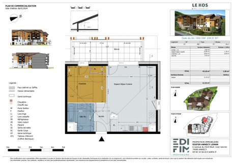 Mieszkanie na sprzedaż - Saint-Jean-De-Sixt, Francja, 43,1 m², 309 838 USD (1 242 450 PLN), NET-99339017