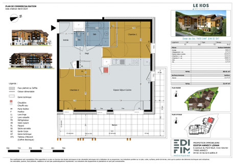 Mieszkanie na sprzedaż - Saint-Jean-De-Sixt, Francja, 60,41 m², 407 461 USD (1 666 516 PLN), NET-99339019