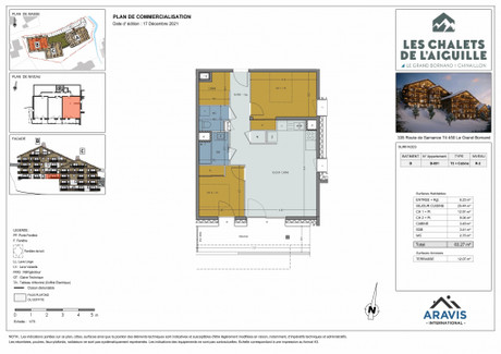 Mieszkanie na sprzedaż - Le Grand-Bornand, Francja, 63,27 m², 434 763 USD (1 804 268 PLN), NET-93990787