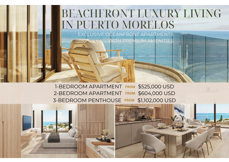 Mieszkanie na sprzedaż - Javier Rojo Gomez 801, 77580 Puerto Morelos, Q.R., Mexico Cancún, Meksyk, 105,79 m², 679 973 USD (2 821 886 PLN), NET-101348698