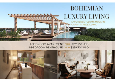 Mieszkanie na sprzedaż - Itzamna Mz29 Lt27, 77780 Tulum, Q.R., Mexico Tulum, Meksyk, 44,81 m², 150 983 USD (617 521 PLN), NET-101350363