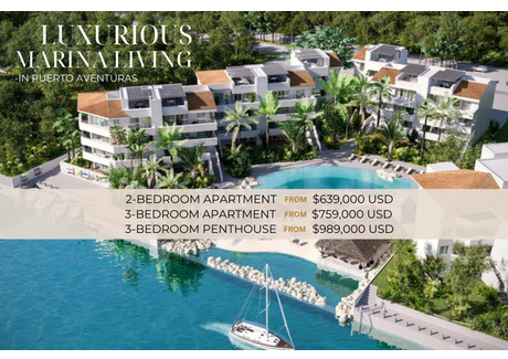 Mieszkanie na sprzedaż - FQW7+86, 77733 Puerto Aventuras, Quintana Roo, Mexico Puerto Aventuras, Meksyk, 139,5 m², 819 000 USD (3 349 710 PLN), NET-101350559