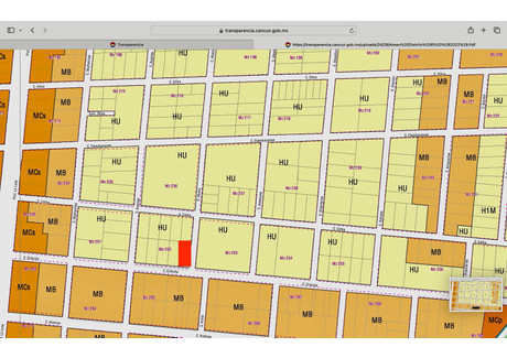 Działka na sprzedaż - 1532 Calle Ciricote Cancún, Meksyk, 931 m², 110 964 USD (453 844 PLN), NET-99737875