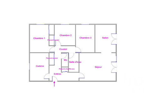 Mieszkanie na sprzedaż - Le Mans, Francja, 88 m², 143 614 USD (562 965 PLN), NET-94983450