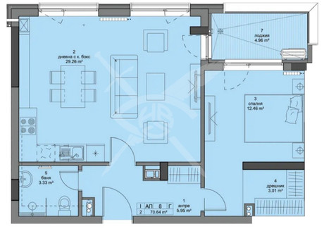 Mieszkanie na sprzedaż - Кръстова вада/Krastova vada София/sofia, Bułgaria, 84 m², 266 710 USD (1 024 167 PLN), NET-100524033