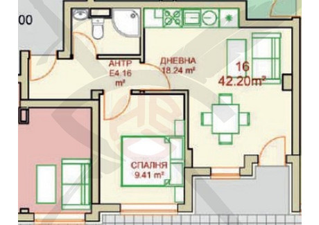 Mieszkanie na sprzedaż - Студентски град/Studentski grad София/sofia, Bułgaria, 52 m², 115 876 USD (473 931 PLN), NET-102271755