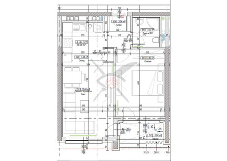 Mieszkanie na sprzedaż - Сердика/Serdika София/sofia, Bułgaria, 68 m², 174 642 USD (684 597 PLN), NET-98912674