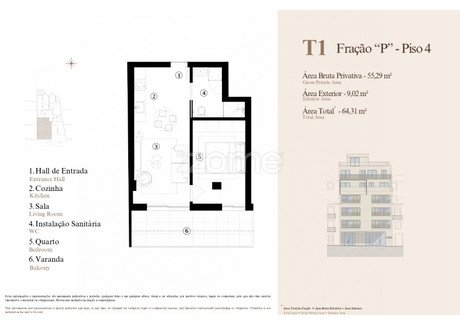 Mieszkanie na sprzedaż - Funchal, Portugalia, 55 m², 377 399 USD (1 536 016 PLN), NET-102395842